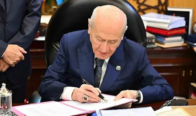MHP Genel Başkanı Bahçeli: " Bu imzayla bin yıllık kardeşliğimiz bir kez daha tescillenmiştir"
