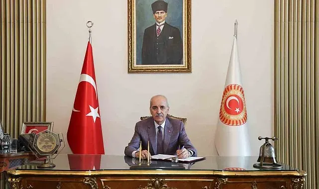 Türkiye Büyük Millet Meclisi Başkanı Numan Kurtulmuş, Milli Dayanışma ve Toplumsal Bütünleşmenin Güçlendirilmesine Dair Kanun Teklifi'ni imzaladı.