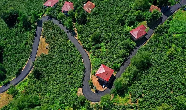 Turizme çıkan yol sıcak asfaltla buluştu