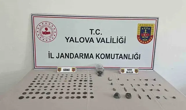 Yalova'da tarihi eser operasyonu: 256 parça ele geçirildi