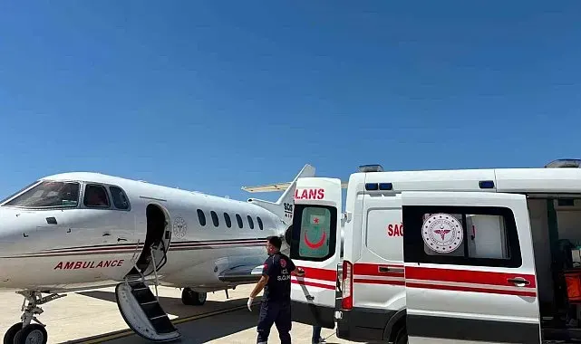 Bingöl'de 4 aylık bebek uçak ambulansla Ankara'ya sevk edildi