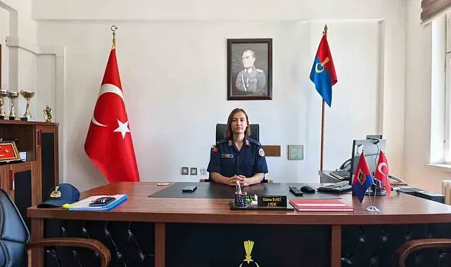 Tokat'ta ilk kez bir kadın ilçe jandarma komutanlığı görevine atandı