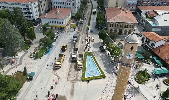 Çorum'un en işlek cadesi yenileniyor