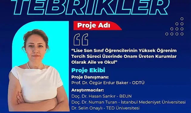 BEUN Akademisyenlerinden Yükseköğrenim Tercih Süreçlerine Yönelik TÜBİTAK 1001 Projesi
