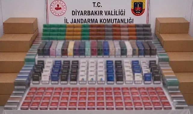 Diyarbakır'da çok sayıda gümrük kaçağı ürün ele geçirildi