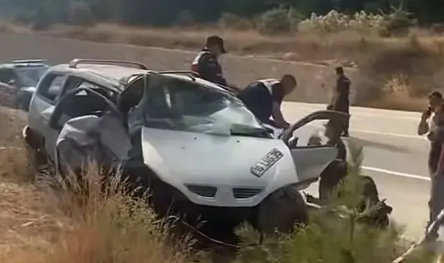 Bursa'da takla atan araçtaki çift yaşamını yitirdi
