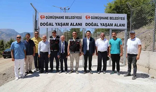 Gümüşhane'de sokak hayvanları için doğal yaşam alanı açıldı