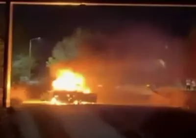 Eskişehir'de Seyir Halindeki Otomobil Alev Topuna Döndü