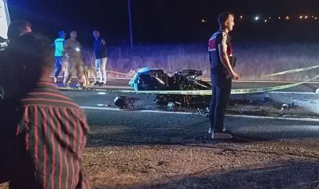 Diyarbakır'da motosiklet iş makinesine arkadan çarptı: 1 ölü