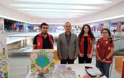 Malatya'da COP31 Kapsamında İklim ve Çevre Farkındalık Standı Kuruldu