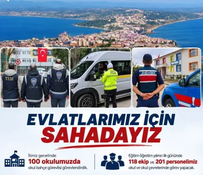 Sinop’ta Yeni Eğitim-Öğretim Yılı İçin Güvenlik Tedbirleri Üst Düzeye Çıkarıldı