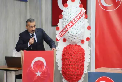 MHP Hakkari İl Başkanlığı Kongresinde Fatih Öztepe Güven Tazeledi