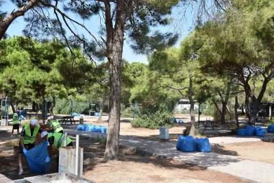 Manavgat'ta Hükümlülerden Çevre Seferberliği: Sahiller ve Parklar Temizleniyor