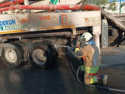 Hatay Arsuz'da Tır Yangını Korkuttu: Ekipler Zamanında Müdahale Etti