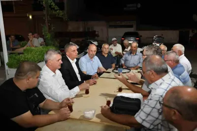 Şehzadeler Belediye Başkanı Hakan Şimşek Aşağıçobanisa Mahallesinde Halkla Buluştu