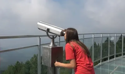Osmaniye Zorkun Yaylası Cam Seyir Terası Ziyaretçi Akınına Uğruyor