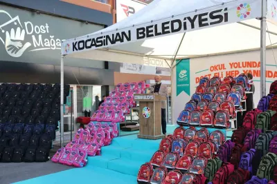 Kocasinan Belediyesi'nden Öğrencilere Kapsamlı Kırtasiye Desteği