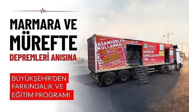 Tekirdağ'da deprem farkındalığı için 11 ilçede simülasyon eğitimi düzenlenecek