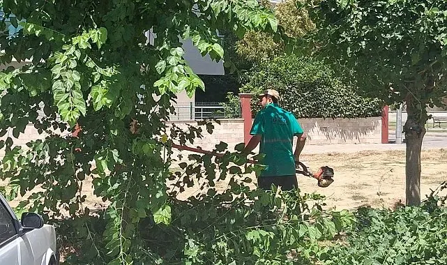 Efeler Belediyesi Mimar Sinan Mahallesi'ndeki parkları bakıma aldı