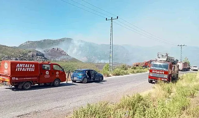 Büyükşehir itfaiyesi Antalya'nın dört bir yanında görev başında