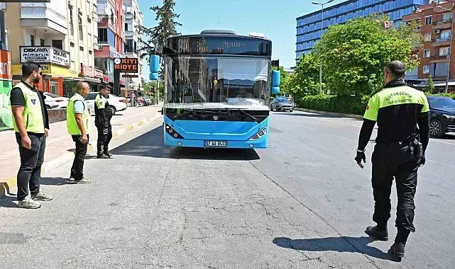Büyükşehir ekipleri toplu taşımada klima denetimini yoğunlaştırdı