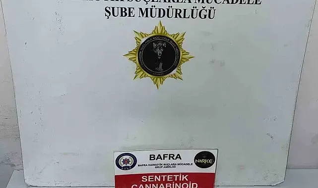 Bafra'da uyuşturucu operasyonunda 1 tutuklama