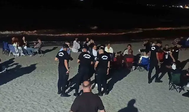 Tekirdağ Emniyeti kumsallarda huzur mesaisini sürdürüyor