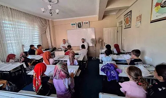 Müftü Güvenir'den yaz Kur'an kurslarına moral ziyareti