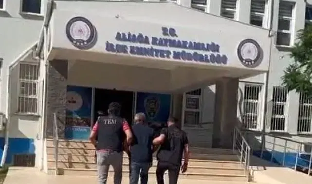 Aliağa'da 9 yıl 10 ay hapis cezası bulunan şahıs yakalandı