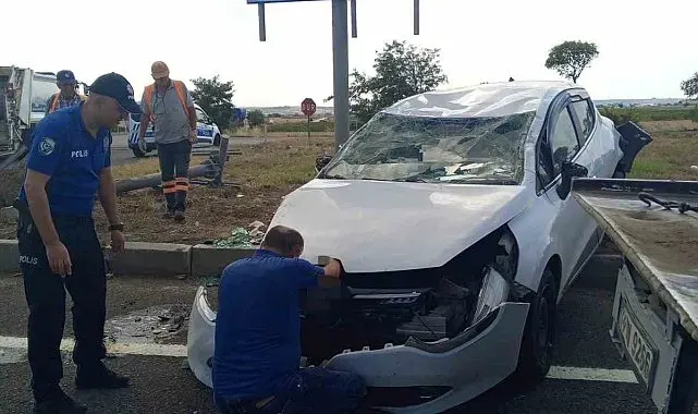Tekirdağ'da trafik kazası: 2 yaralı
