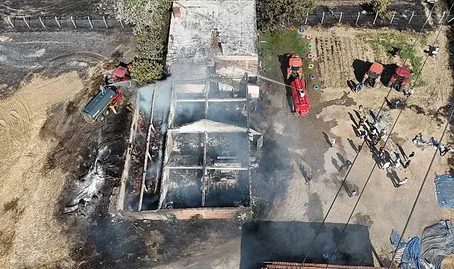 Edirne'de sigara izmariti çiftlik evini küle çevirdi: 6 kişi ölümden döndü