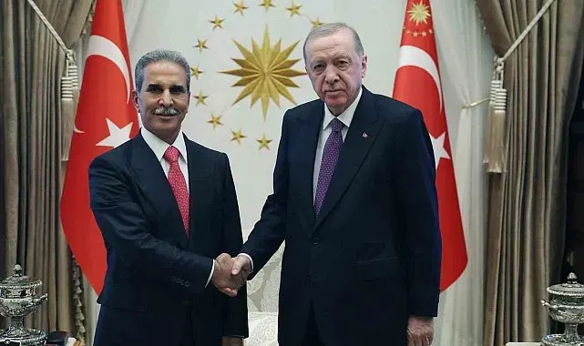 Cumhurbaşkanı Erdoğan Irak Yüksek Yargı Konseyi Başkanı Zeydan'ı kabul etti