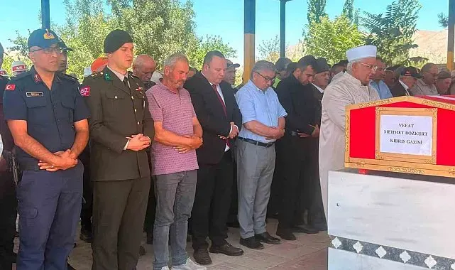 Vefat eden Kıbrıs gazisi toprağa verildi