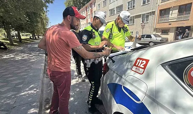 Sahte plakalı kamyonetin sürücüsüne 180 bin TL ceza