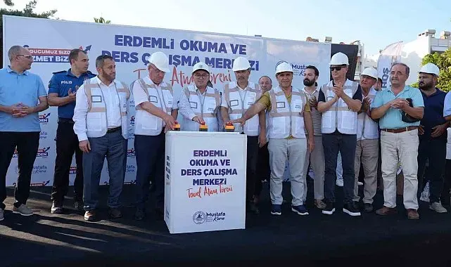 Erdemli Okuma ve Ders Çalışma Merkezi'nin temeli atıldı
