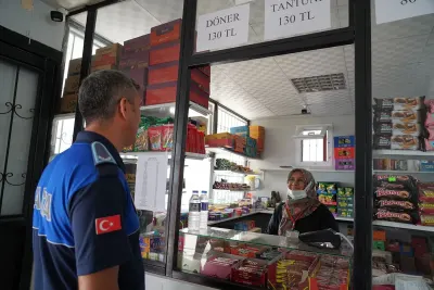 Mersin Erdemli'de Okul Kantinlerine Sıkı Denetim: Öğrencilerin Sağlığı İçin Titiz İnceleme