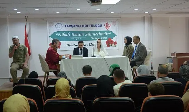 "İki İnsan Bir Hayat" projesiyle Tavşanlı'da anlamlı nikâh