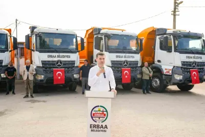 Erbaa Belediyesi Araç Filosunu Güçlendirdi: 22 Yeni Araç Hizmete Aldı