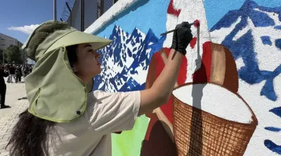 Yüksekova Emniyet Müdürlüğü Duvarları Sanat Galerisine Dönüştü