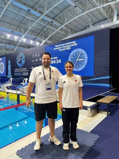 Kayserili Sporcu Cemre Ateş Para Yüzme Avrupa Şampiyonası'nda Dördüncü Oldu