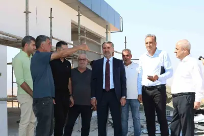 Elazığ Belediye Başkanı Şahin Şerifoğulları Devam Eden Projeleri Denetledi