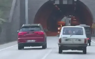 Karabük'te Trafikte Tehlikeli Anlar: Biri Ters Yöne Girdi, Diğeri Tünelde Hatalı Sollama Yaptı
