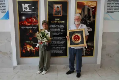 Şehit Samet Özkan'ın Adı Yaşatılan Okulunda Ailesinden Duygu Dolu Ziyaret