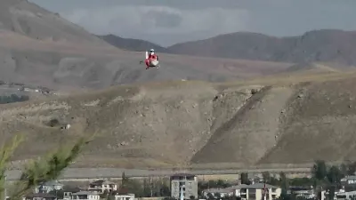 Sarılık Hastası Bebek İçin Can Kurtaran Seferberlik: Helikopter Ambulansla Van'a Nakledildi