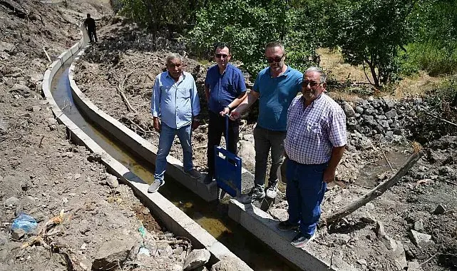 Büyükşehir'den Yeşilhisar'da 7 milyon TL'lik çevreci sulama kanalı projesi