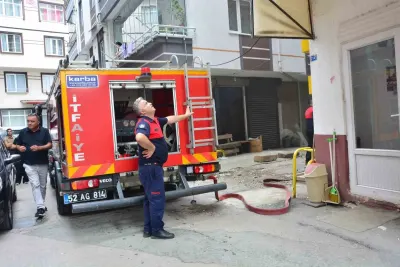 Ordu'da Ocakta Unutulan Yemek Paniğe Yol Açtı: 1 Kişi Dumandan Etkilendi