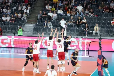 A Milli Erkek Voleybol Takımı Romanya'ya Mağlup Oldu