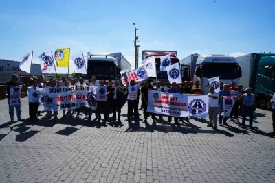 Kapıkule'de Tır Şoförlerinden Schengen Vizesi ve Uzun Kuyruk Tepkisi