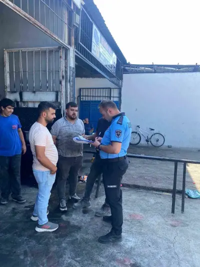 Germencik'te Ortaklar Küçük Sanayi Sitesi'nde Kapsamlı Ruhsat Denetimi