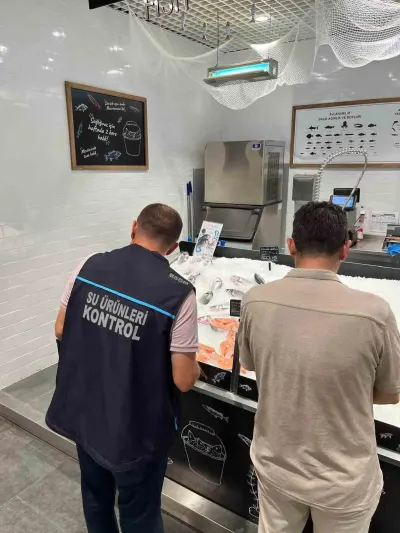 Didim’de Su Ürünleri Satış Yerleri Sıkı Denetimden Geçti